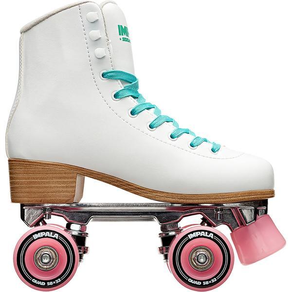 Impala White Roller Skates for Women & Men - Outdoor & Indoor Roller Skating - Perfect for Rinks, Parks, and Fitness