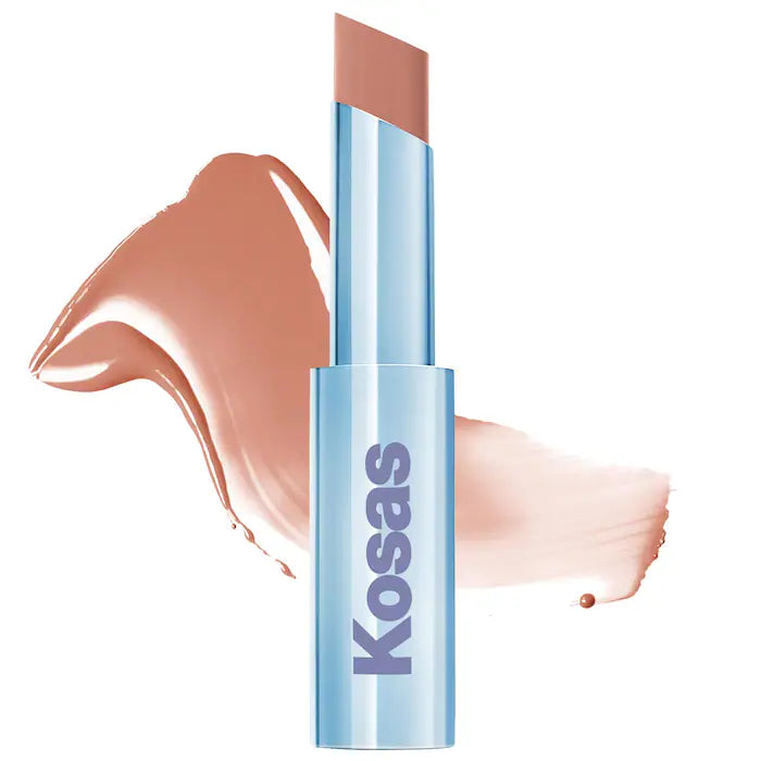 Kosas Hydrating Lip Gloss with Ceramides - Wet Stick™ for Moisturized, Shiny Lips | Perfect for Daily Wear, Makeup Looks & On-the-Go Hydration