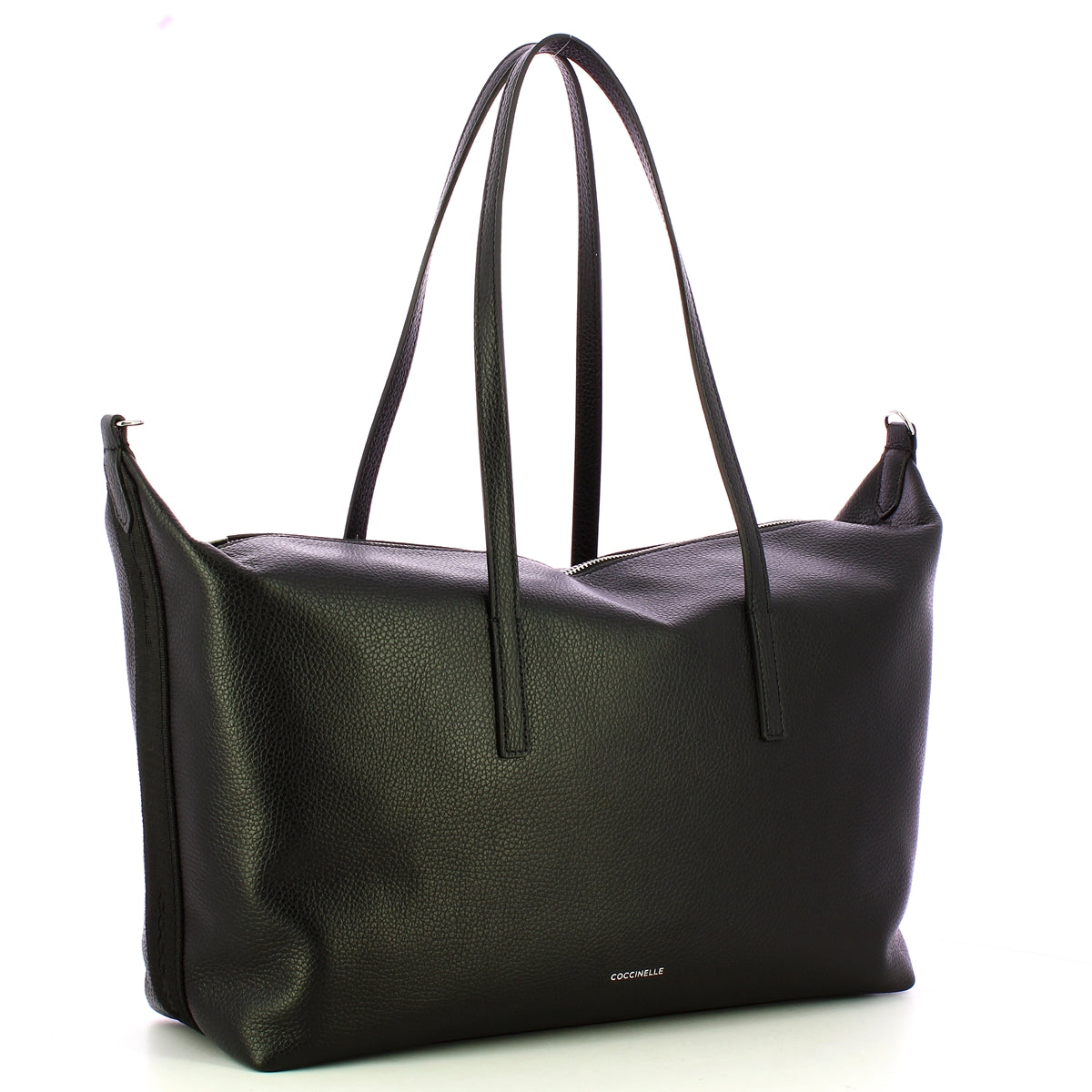 Coccinelle Aries Noir Shoulder Bag for Women - Stylish Leather Crossbody Purse with Adjustable Strap, D0A110170 in Black - Perfect for Work, Travel & Everyday Use