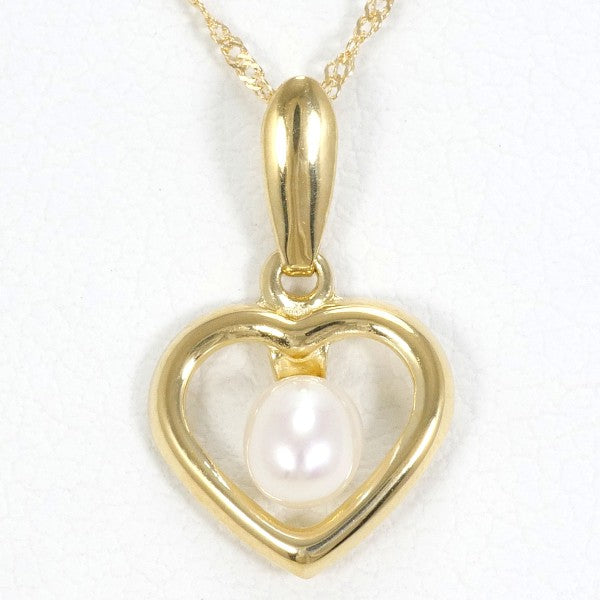 18K Yellow Gold Pearl Necklace for Women - Elegant Bridal Jewelry, Wedding Gift & Anniversary Present - Perfect for Formal Events, Date Nights and Special Occasions