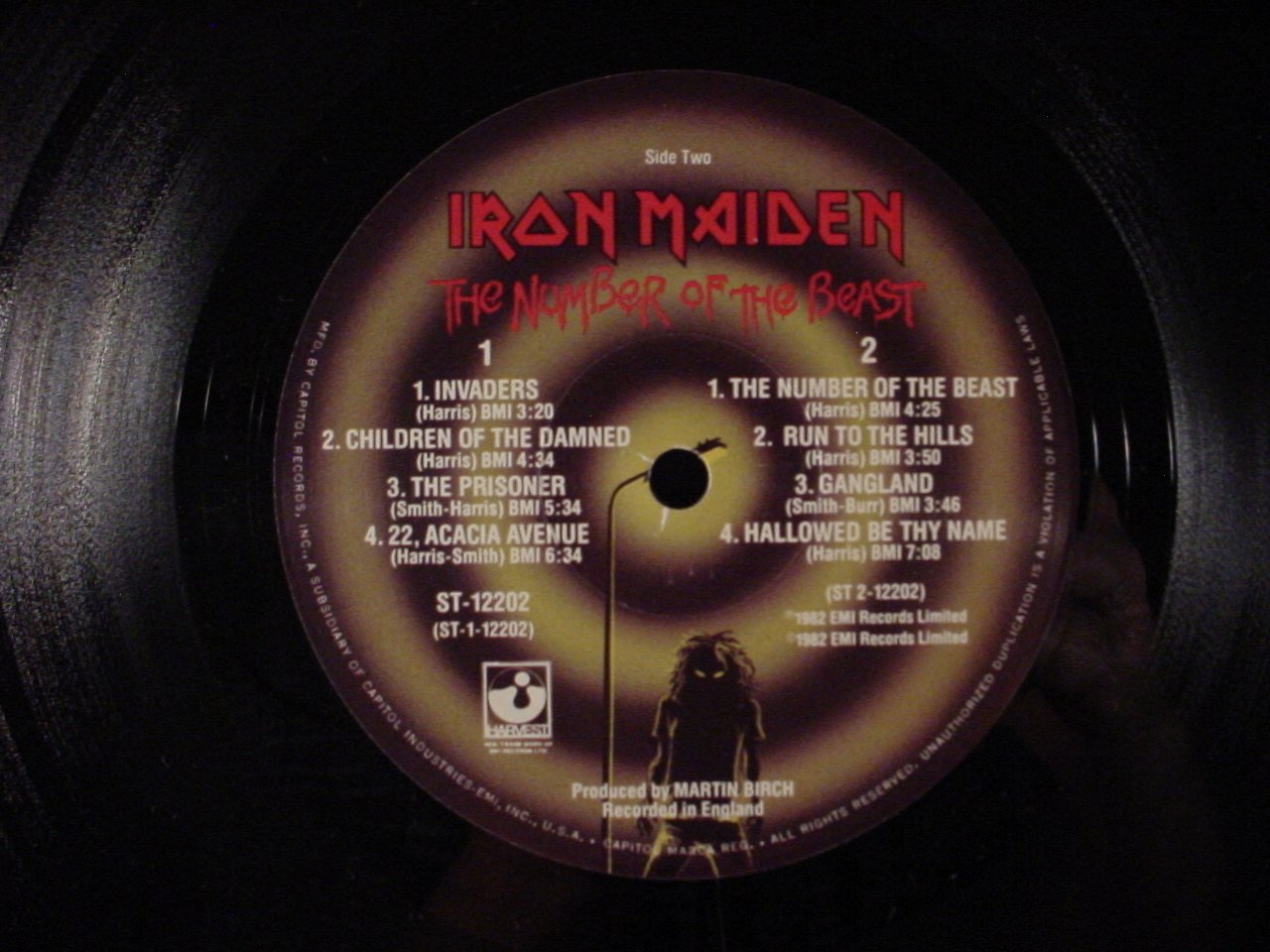 Iron Maiden - The Number Of The Beast LP Vinyl Record | Heavy Metal Music Album | Perfect for Collectors & Music Enthusiasts
