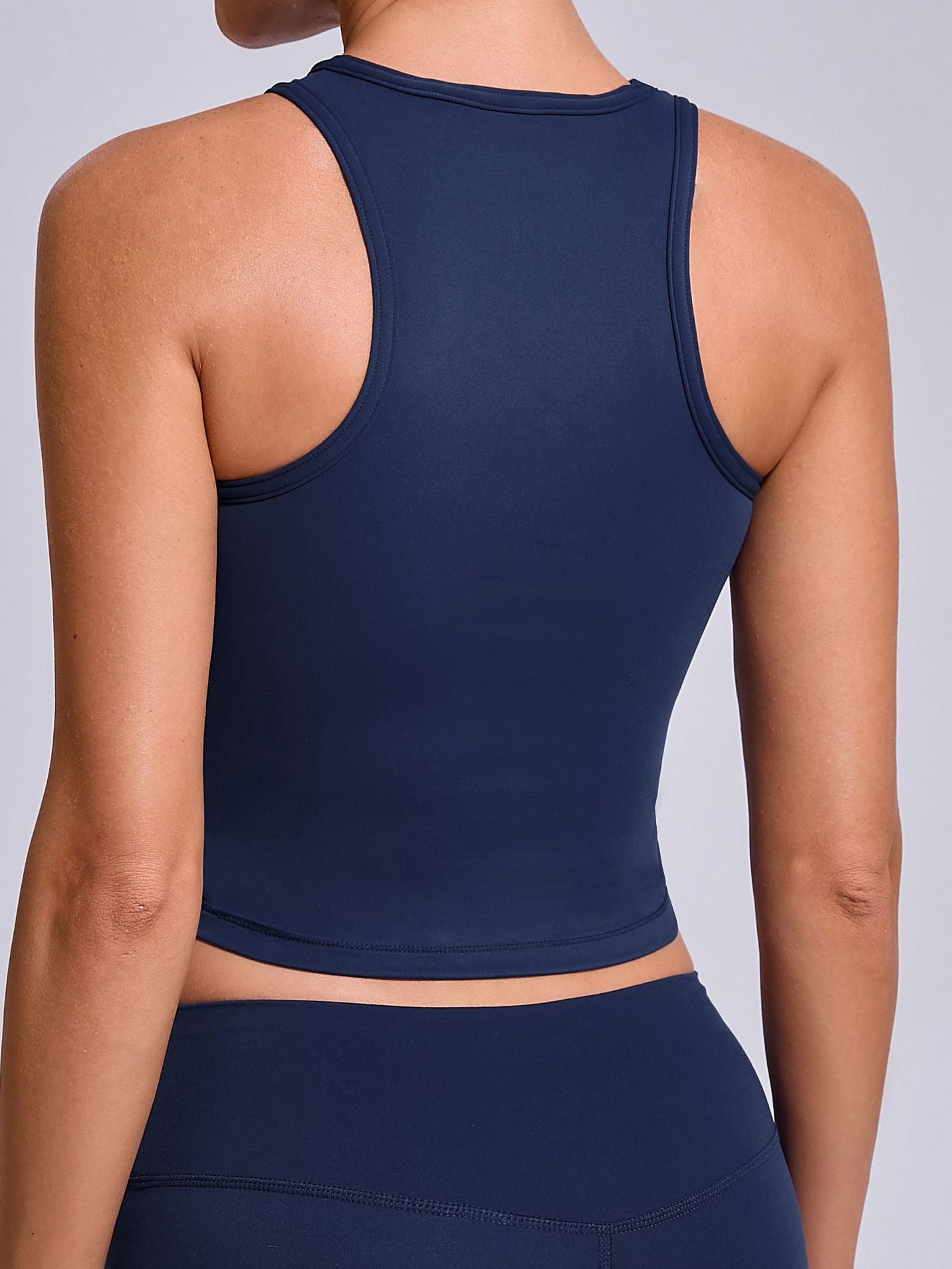ZASUWA Women's Solid Color Quick Dry Elastic Sports Bras - High Support Workout, Running, Yoga & Gym Activewear