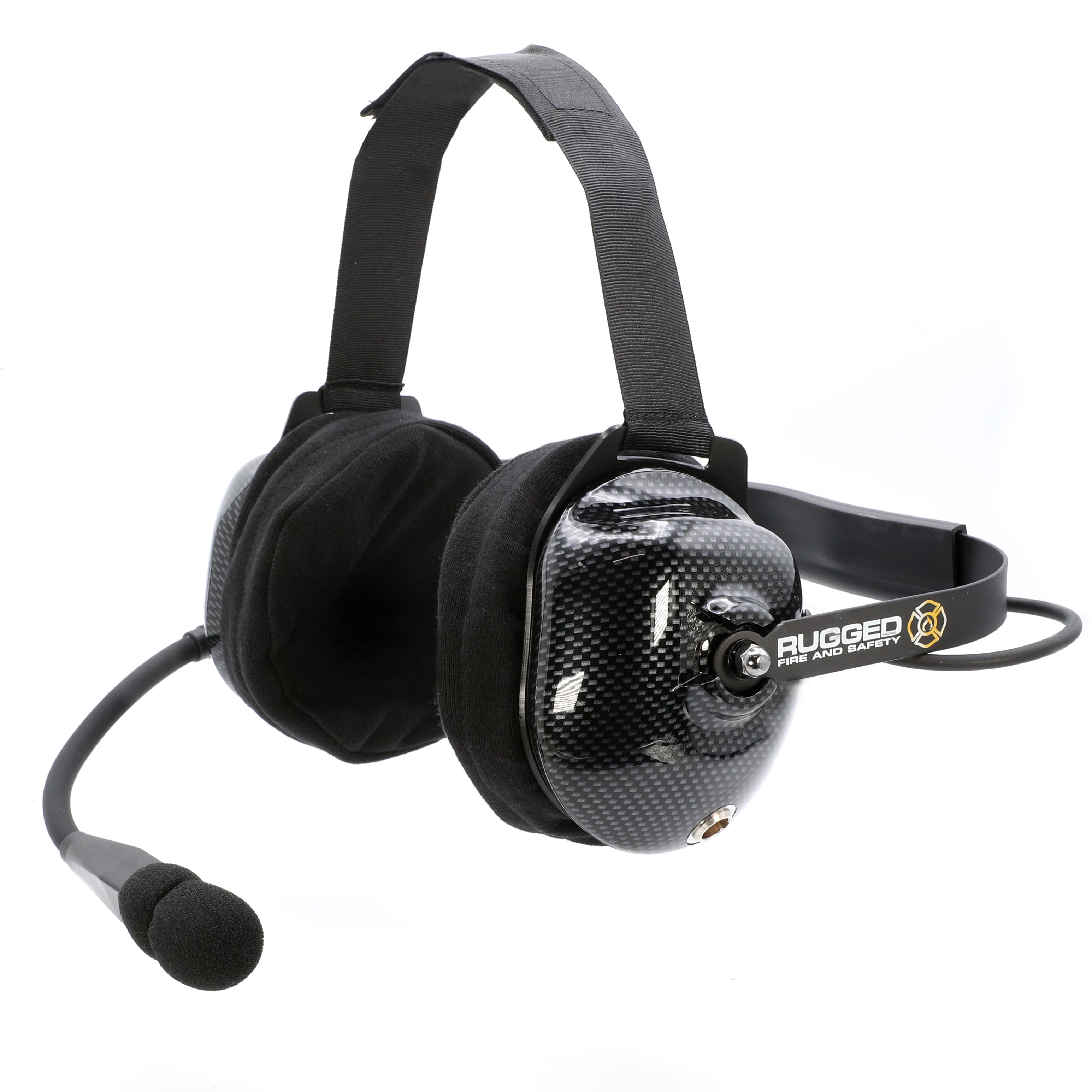 FHS Behind The Head Fire Safety Industrial Headset - ANSI Certified Hearing Protection for Construction, Manufacturing & Emergency Response Teams - Ideal for Loud Work Environments & Fire Safety Training