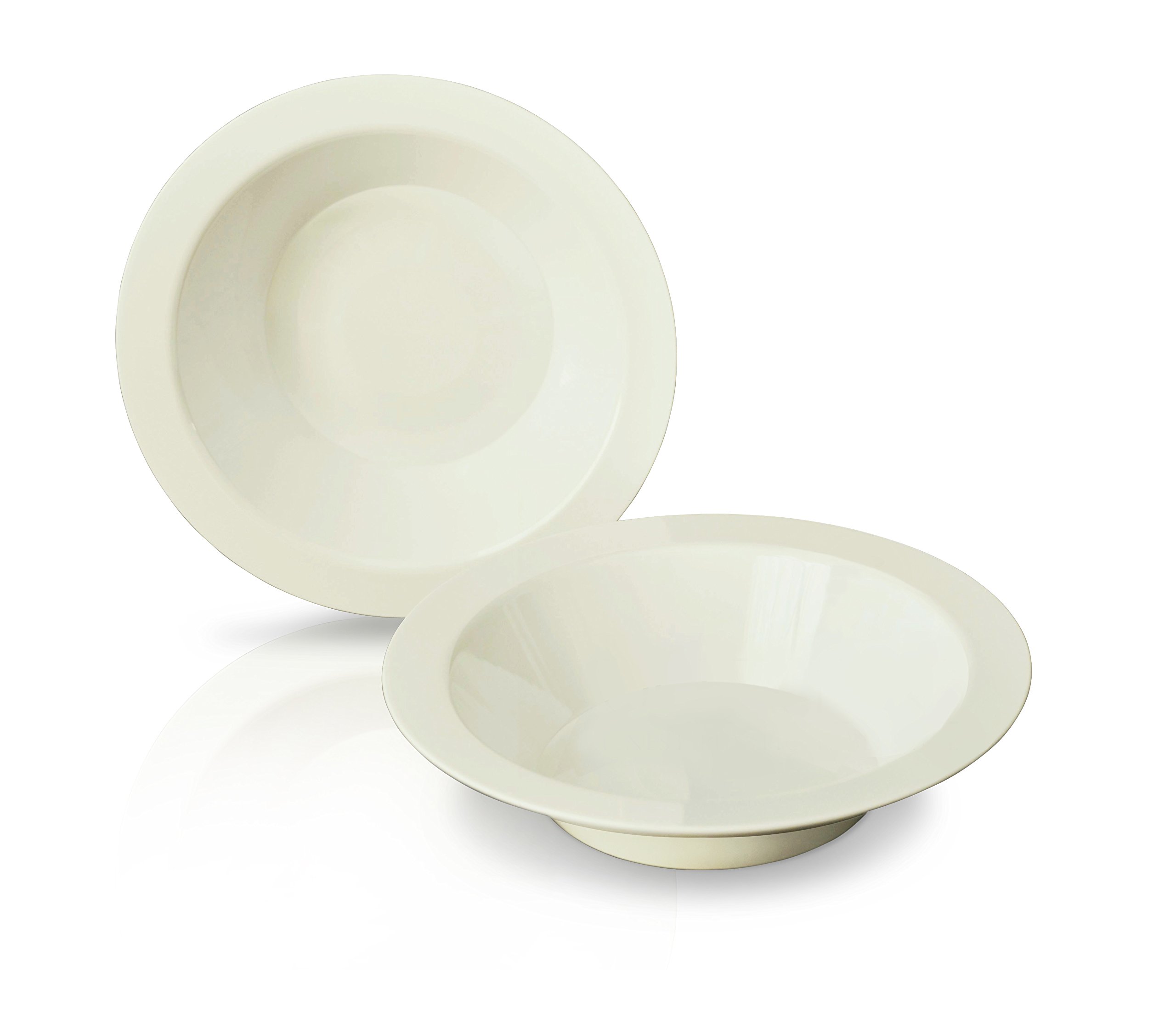 240-Pack Heavyweight Disposable Plastic Bowls - 14oz Ivory Soup Bowls for Weddings, Parties & Events | Durable Party Supplies for Catering, Picnics & Family Gatherings