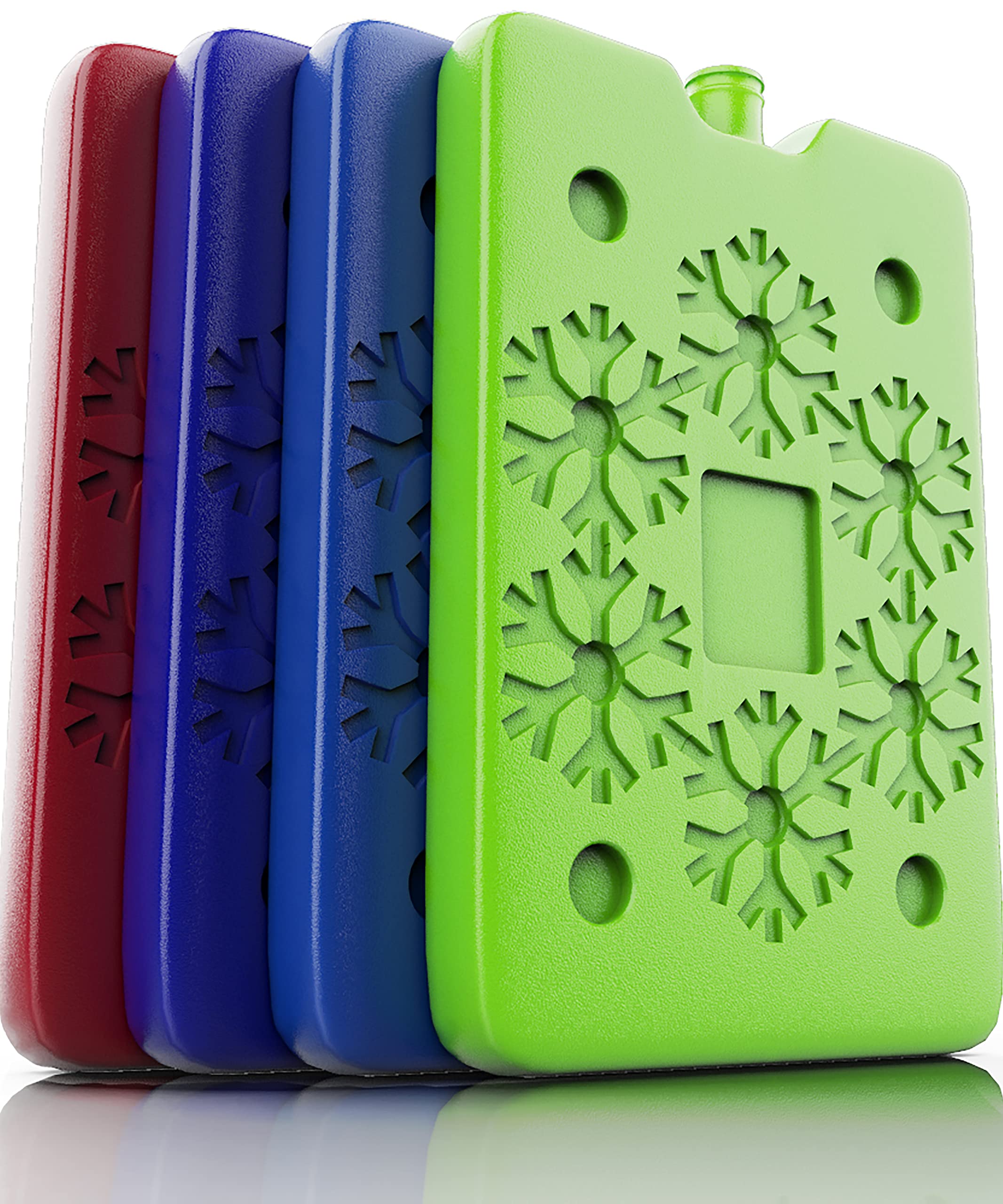 Reusable Ice Packs for Lunch Boxes & Coolers | Bento Lunch Box Freezer Packs for Work, School, Picnics & Camping | Small Cooling Gel Packs for Adults & Kids | Perfect for Keeping Food Fresh in Lunch Bags, Coolers & Travel Coolers