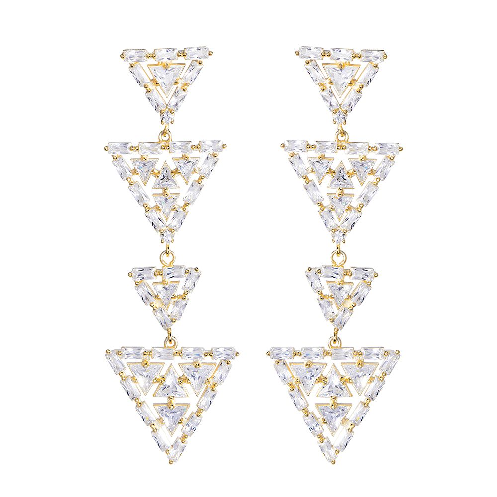 Stylish Deco Earrings for Women - Vintage Dangle Drop Earrings for Party, Wedding & Everyday Wear