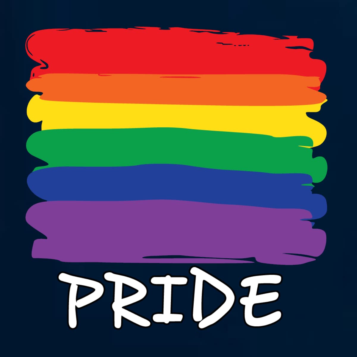 LGBTQ Pride Month Graphic Tank Top for Men - Rainbow Flag Colors, Gay Parade Love - Perfect for Pride Events, Festivals & Celebrations