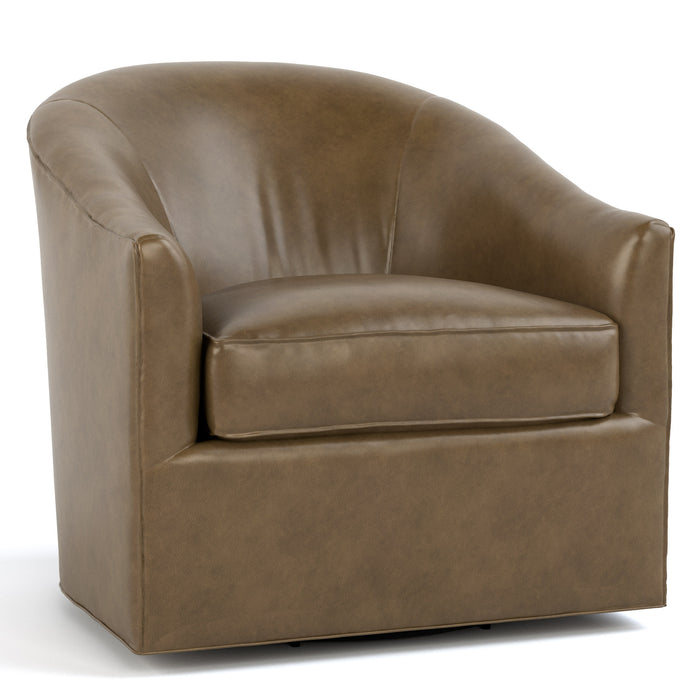 Elegant Pearl Swivel Chair - 360 Degree Rotating Accent Chair for Living Room, Bedroom, or Office - Modern Velvet Upholstered Lounge Chair with Sturdy Metal Base