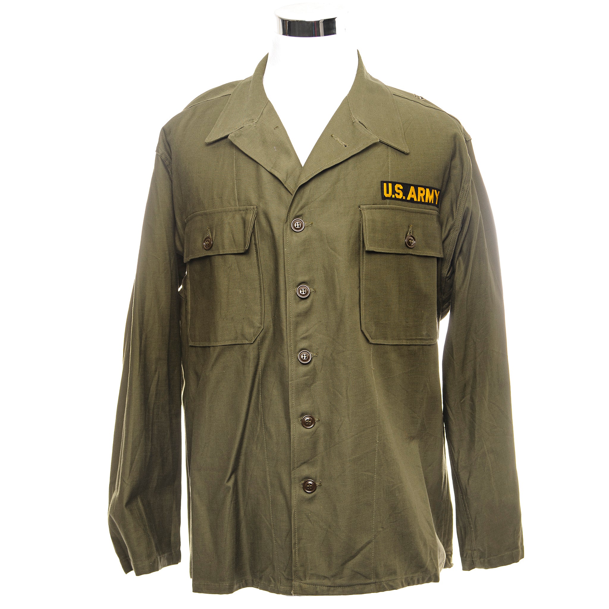Vintage US Army Utility Jacket 1957 Vietnam War - Large Size | Authentic Military Surplus Jacket for Outdoor Adventure & Historical Reenactment