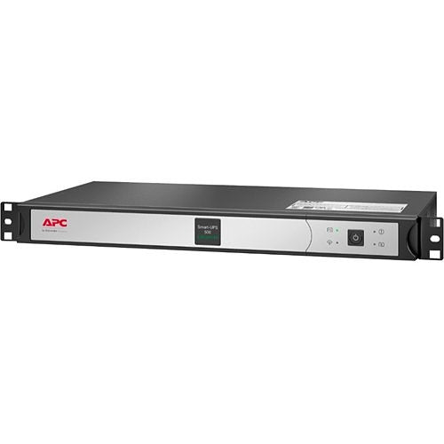 APC SCL500RM1UC Line Interactive Smart UPS with SmartConnect Port - 500VA/400W, 5 15R NEMA Outlets, 1U Rackmount - Reliable Backup Power for Home Office, Network Equipment & Electronics