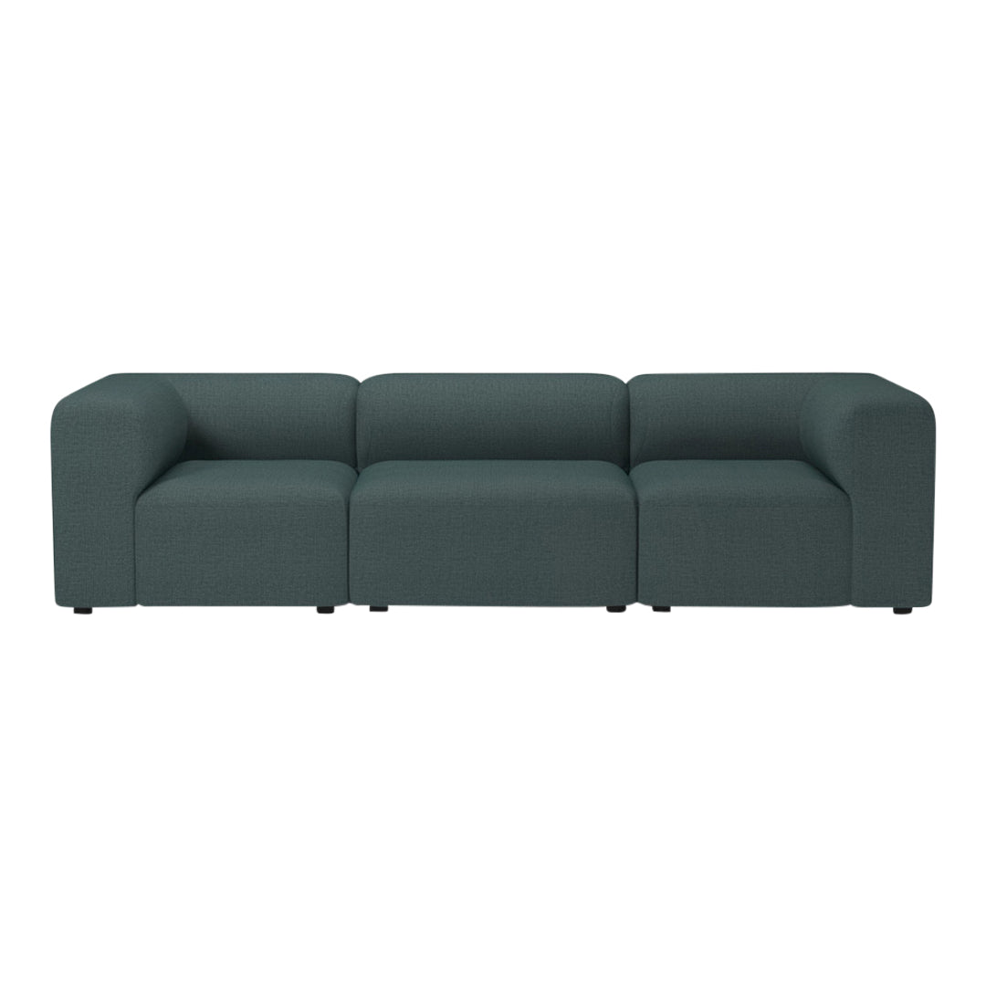 Modern Angle 3-Seater Sofa - Comfortable L-Shaped Sectional Couch for Living Room, Lounge & Small Spaces - Perfect for Apartments, Dorms and Cozy Home Decor