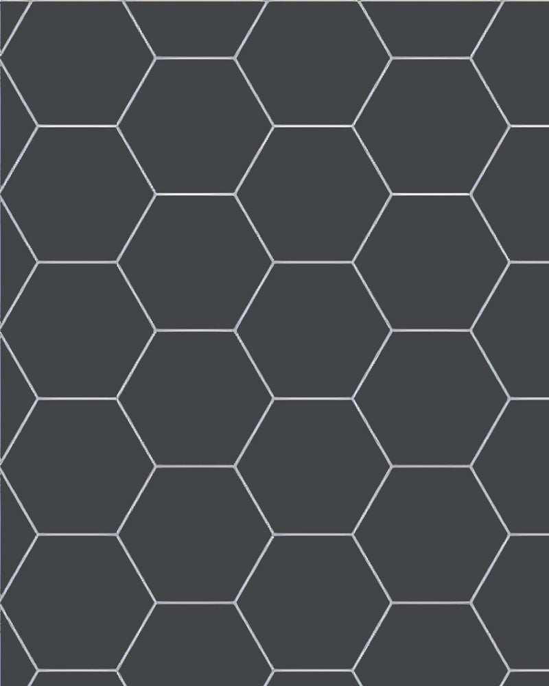 Klinker Hexagon 15x15 cm Black Winckelmans Granite Tile - Perfect for Kitchen Backsplash, Bathroom Flooring & Outdoor Patio Design