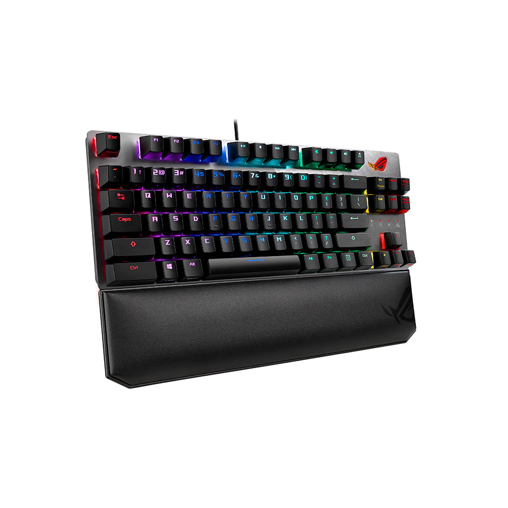 ASUS ROG Strix Scope Deluxe Mechanical Gaming Keyboard with NX Blue Switches - Perfect for PC Gaming, Esports & Typing