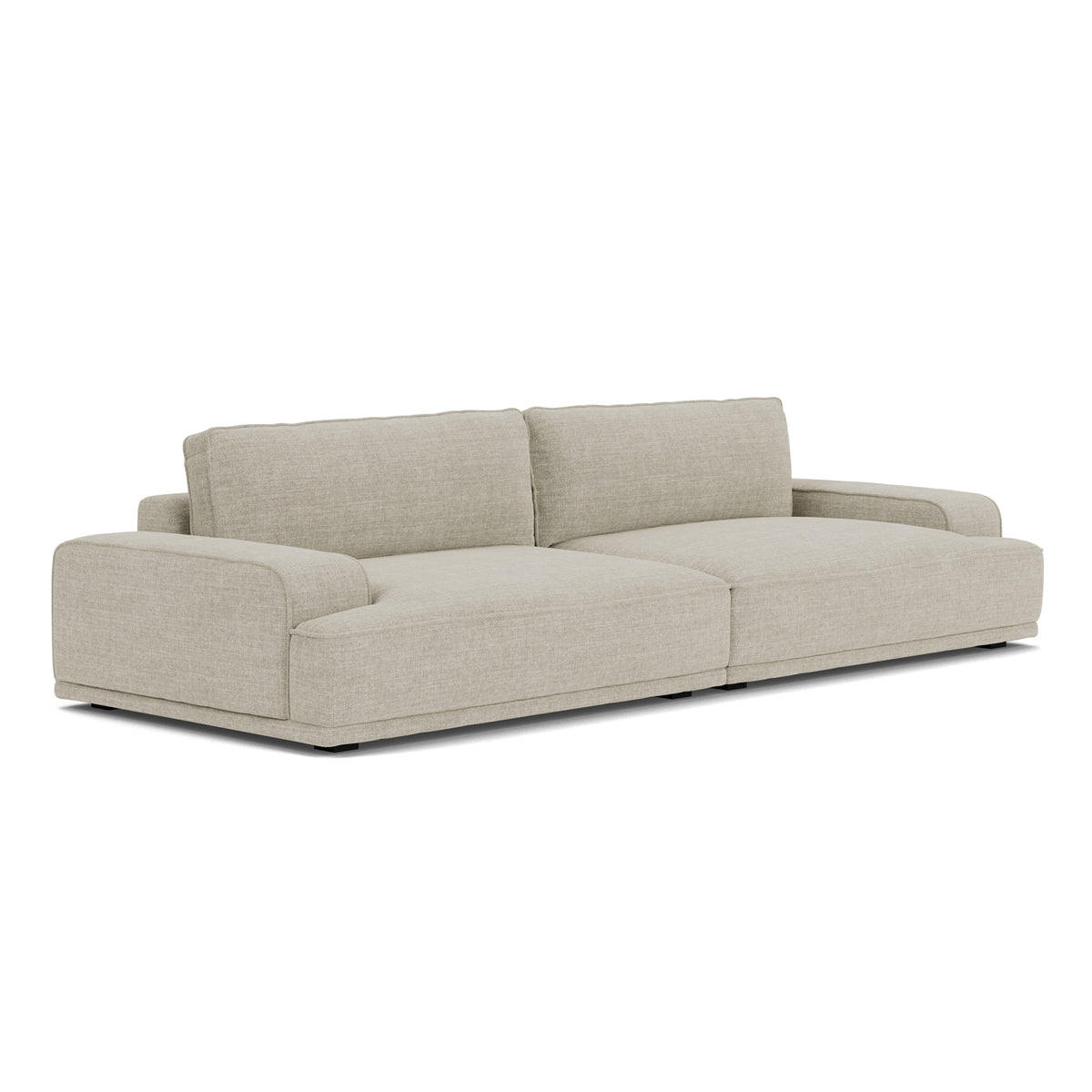 Leonora Fabric 3.5 Seater Sofa - Modern Living Room Couch with Sturdy Frame & Comfortable Cushions | Perfect for Small Spaces, Apartments & Cozy Home Decor