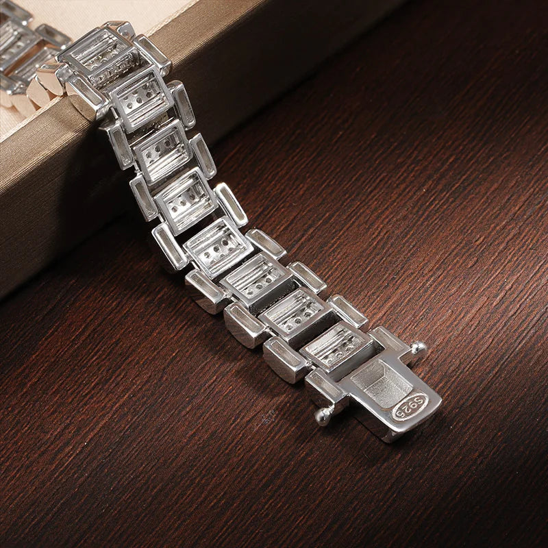 Elegant Diamond Bracelet for Women - 14K Gold Plated Luxury Jewelry Gift for Anniversary, Birthday & Special Occasions | Perfect for Weddings, Parties & Everyday Wear