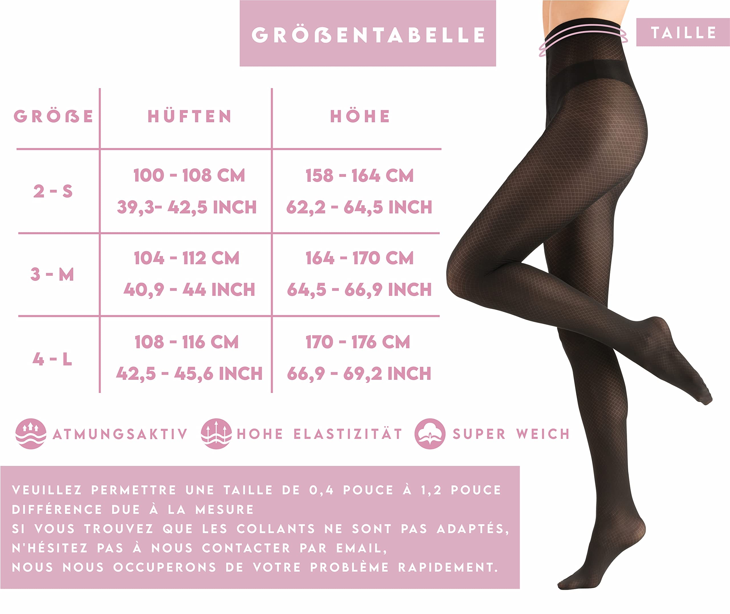 OVISSA Polka Dot Tights 20 Denier High Waist for Women - Sexy Outfit & Hosiery