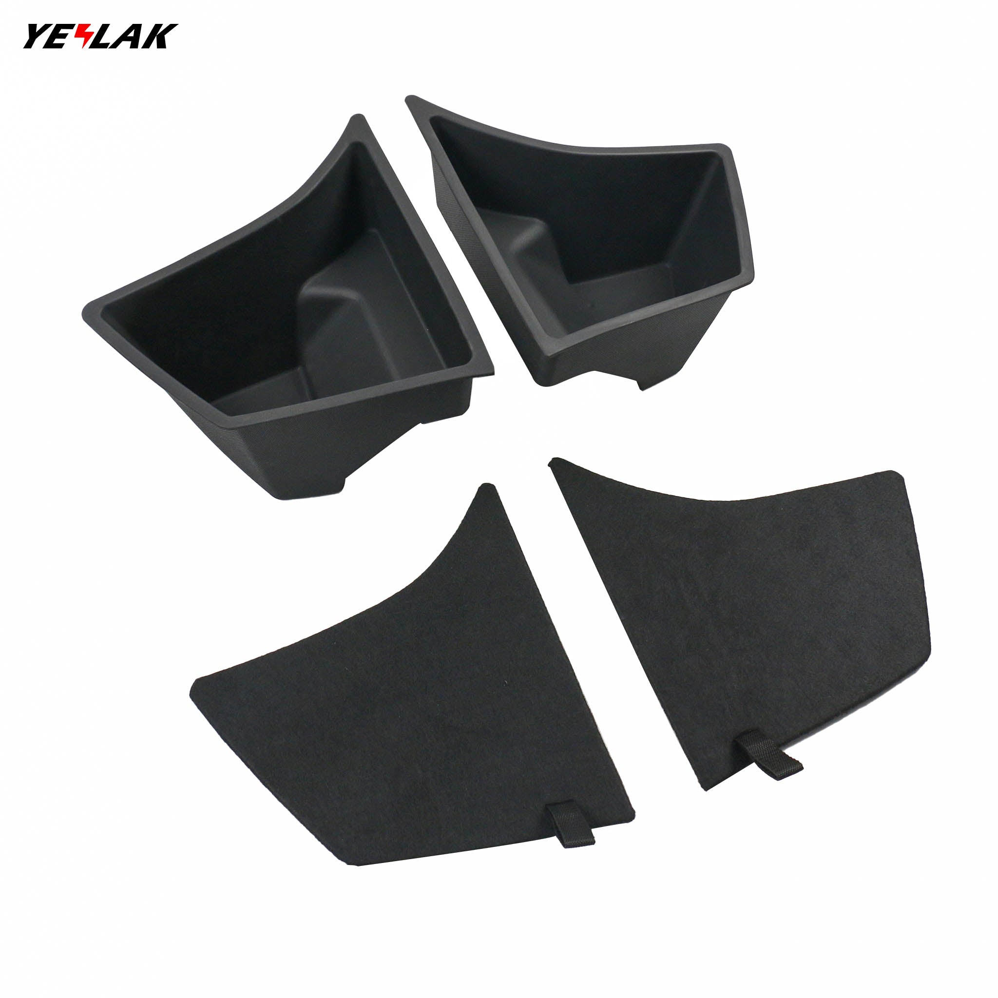 Tesla Model 3 Highland 2024+ Rear Trunk Side Storage Bins - Organizer for Car Accessories | Perfect for Road Trips & Daily Commute