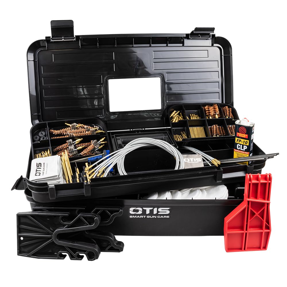 Otis Technology Premium Gun Cleaning Kit - Complete Firearm Maintenance Kit for Pistols, Rifles & Shotguns | Perfect for Hunting, Shooting Range & Home Defense