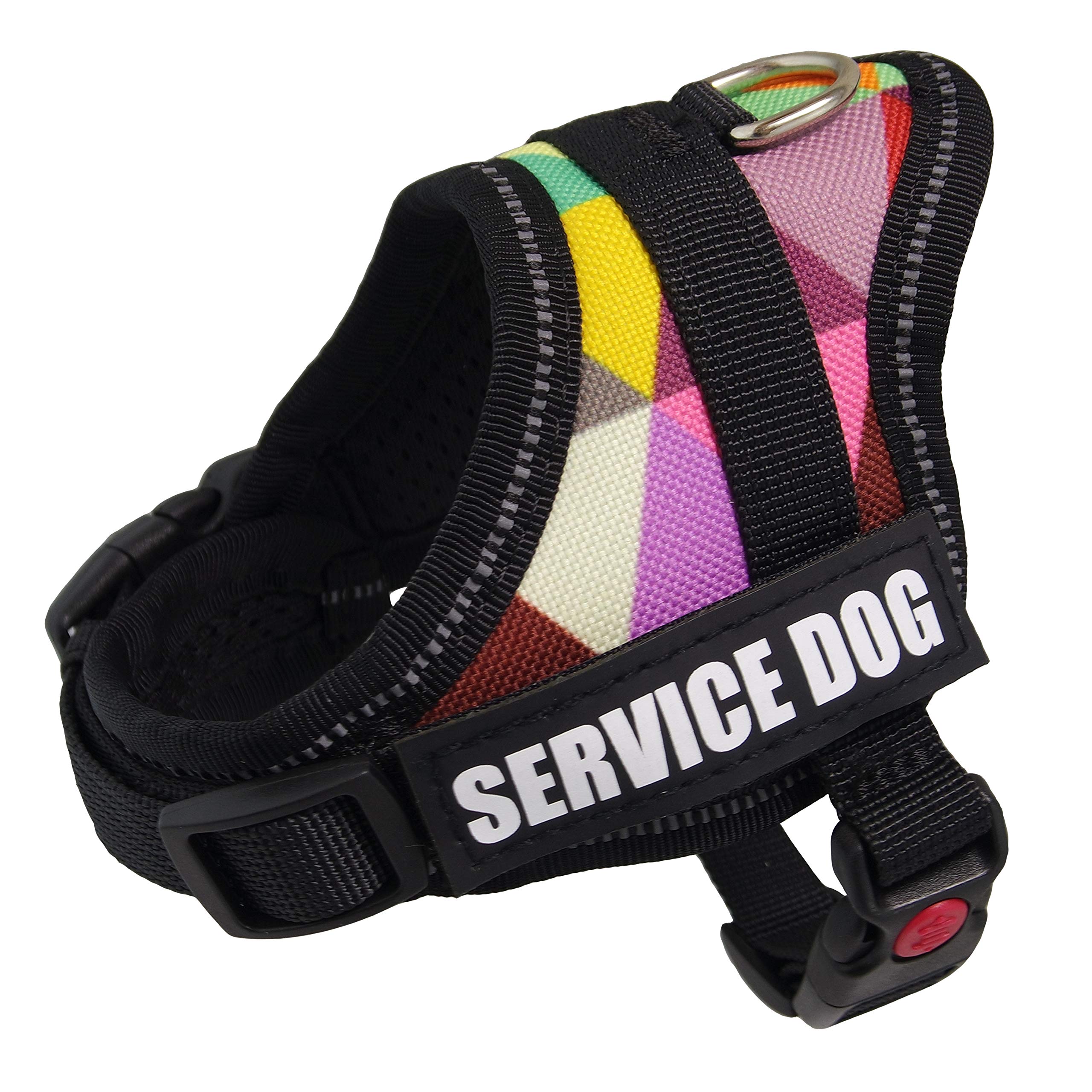Dihapet No Pull Dog Harness - Adjustable Service Dog Vest for Training, Walking & Jogging - Comfortable Anti-Choke Pet Vest for Small Medium Large Dogs - Perfect for Outdoor Adventures & Daily Walks