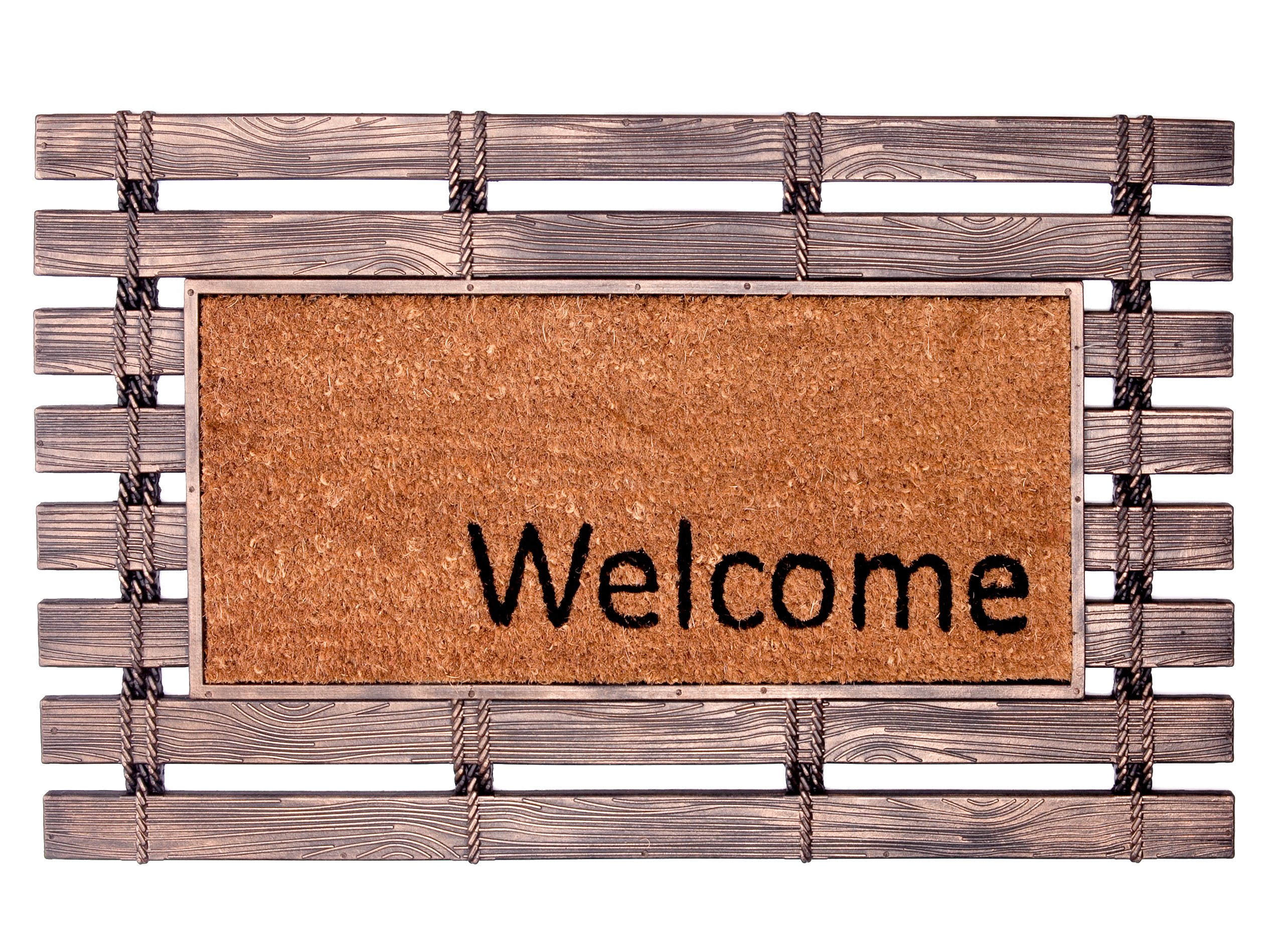 iH Casa Décor Welcome Door Mat - Non-Slip Indoor Outdoor Entryway Rug for Home & Office - Perfect for Front Door, Porch, Patio, and Mudroom Decor