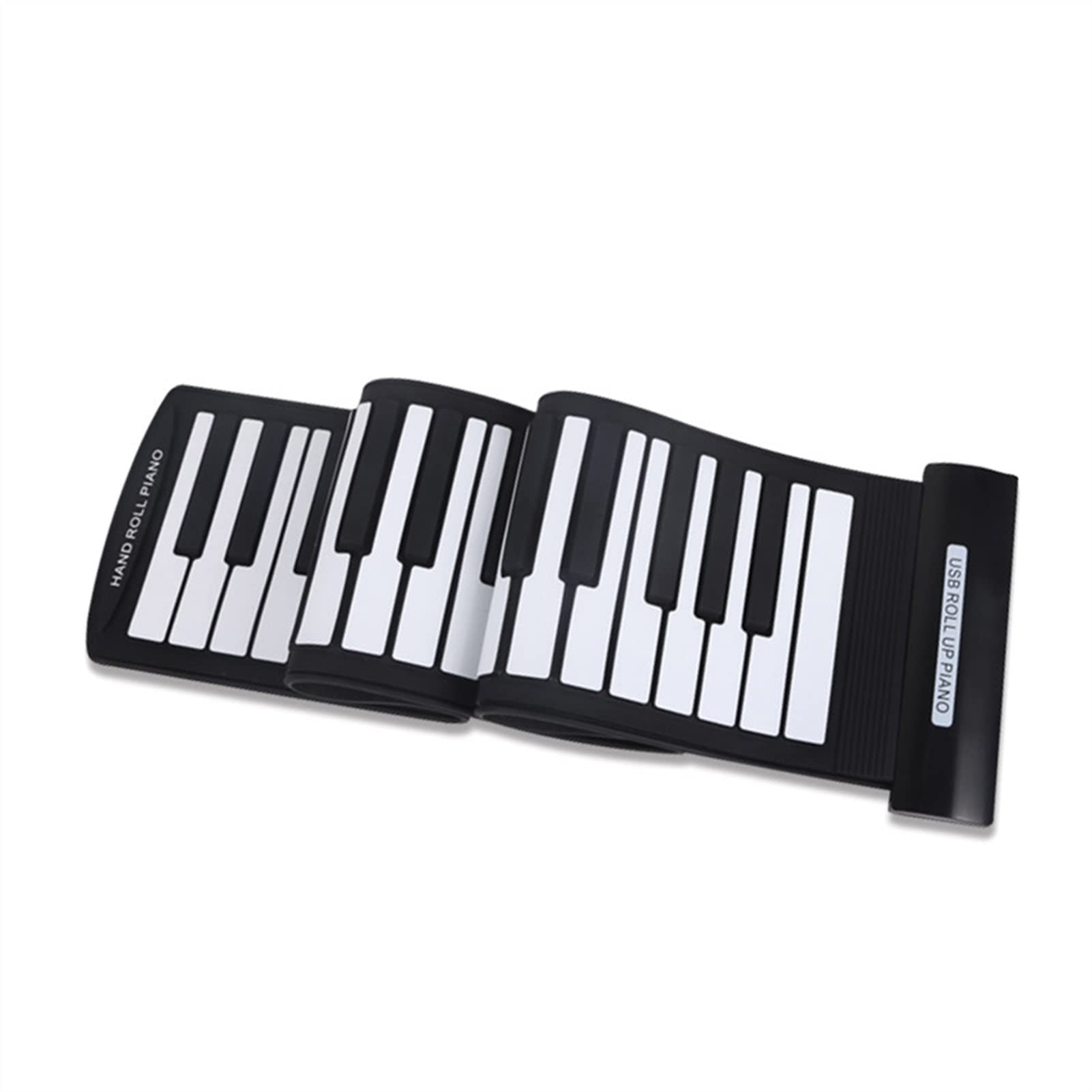 TSTS 61-Key Foldable Portable Roll-Up Piano - USB MIDI Electronic Keyboard with Flexible Hand Roll Design | Perfect for Travel, Home Practice & Music Composition