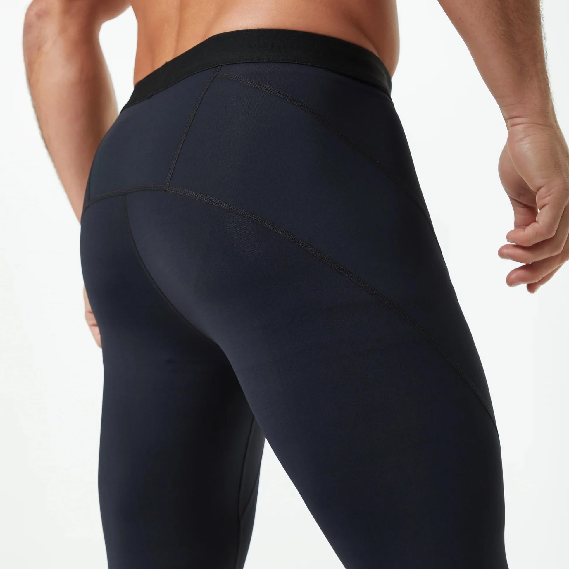 Men's Recover Rx Compression Pants for Workout & Recovery - High-Performance Support for Running, Gym, Yoga & Post-Training Muscle Recovery