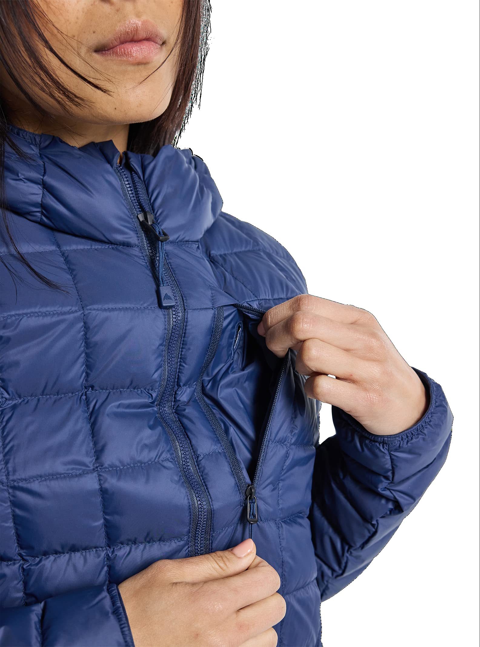 Burton Women's Mid-Heat Hooded Down Jacket - Waterproof Winter Coat for Skiing, Snowboarding & Outdoor Activities