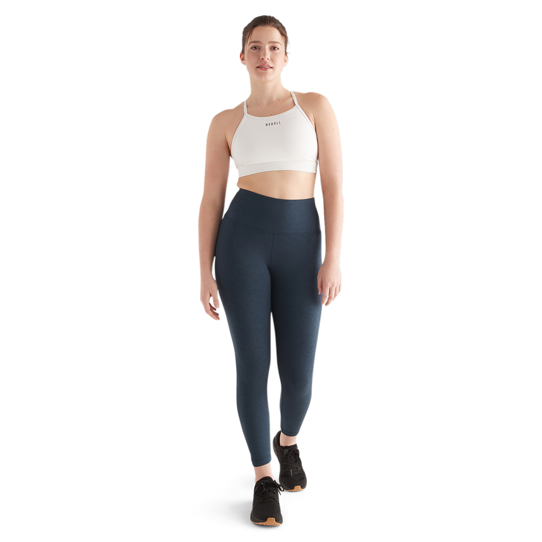 High Waist Matte Yoga Pants for Women - 25