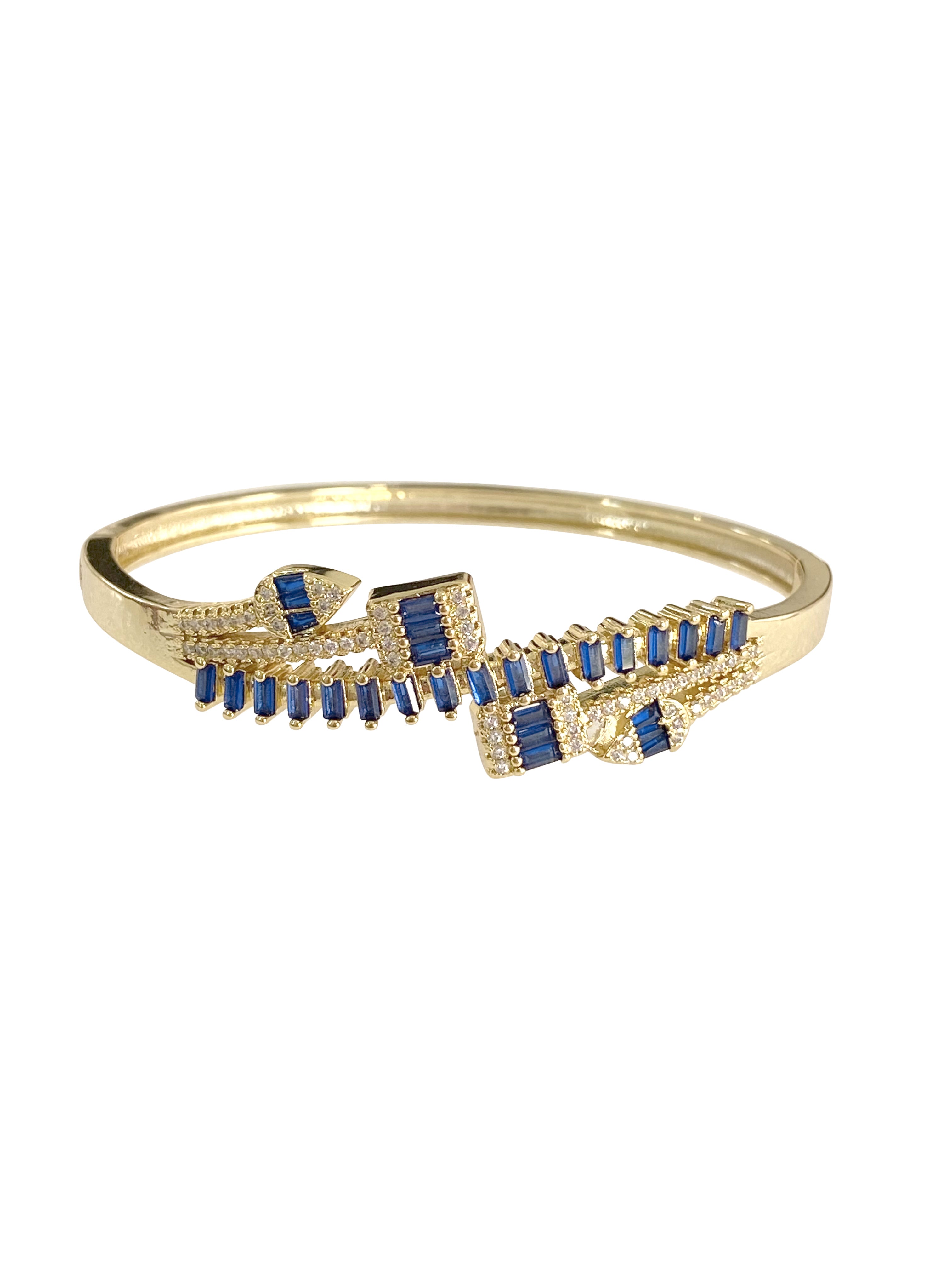 Adeline Cuff Bracelet for Women - Elegant Adjustable Bangle Bracelet Jewelry Gift for Her - Perfect for Parties, Weddings & Everyday Wear