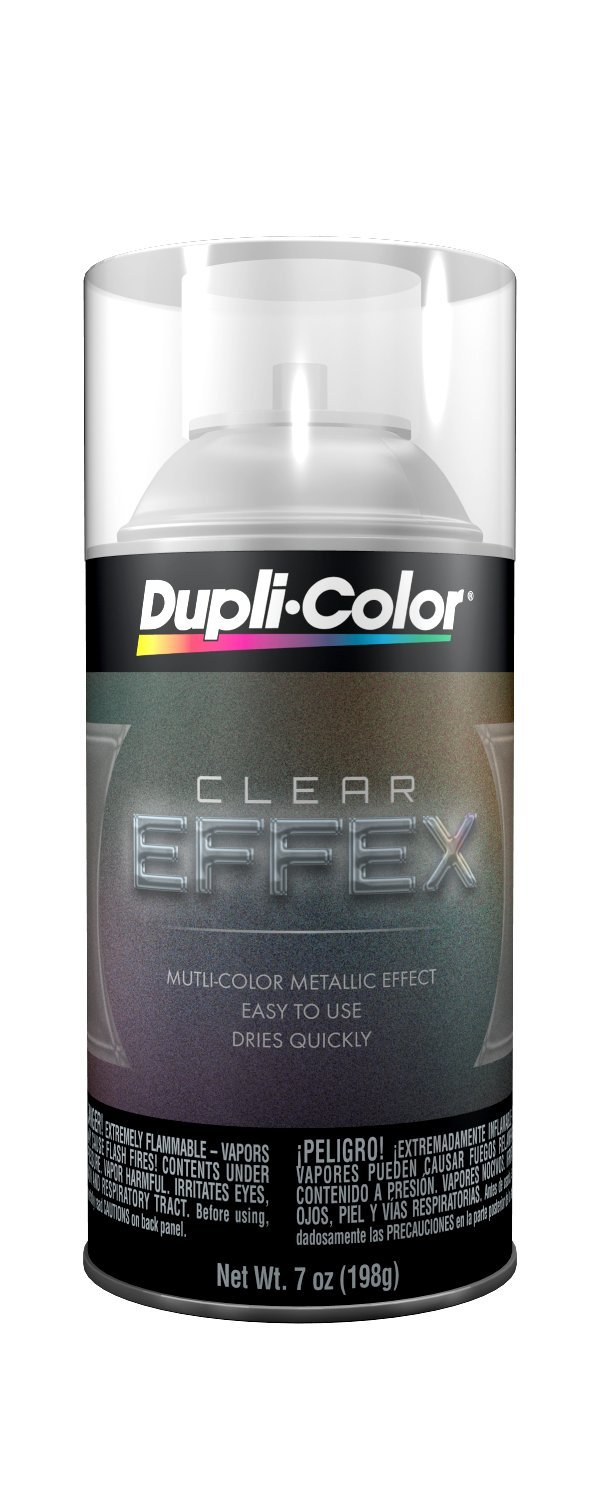 Dupli-Color EEFX10007-6 PK Clear Metallic Coat Spray Paint - 5 oz Aerosol Can (6-Pack) for Automotive Touch-Ups, DIY Projects & Metal Surface Protection