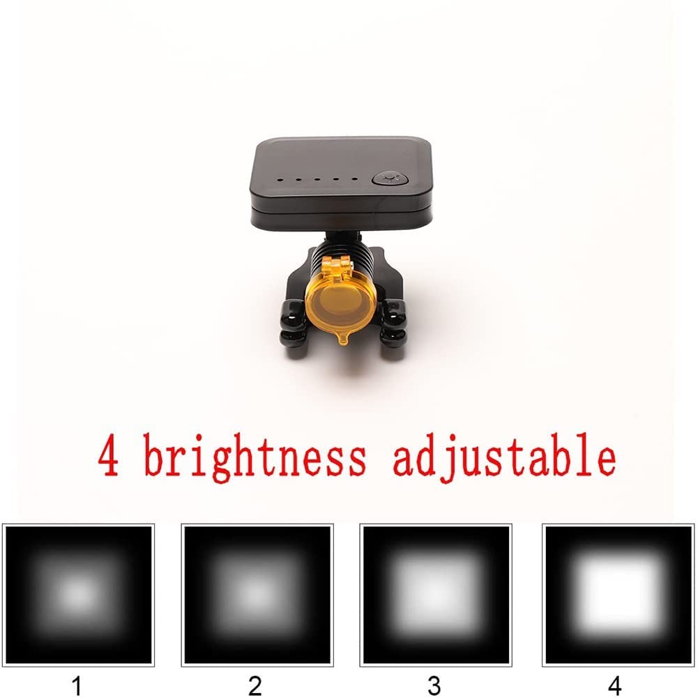 3.5X 420mm LED Dental Loupes with Headlight - Binocular Magnifying Glasses for Dentists & Surgeons (Silver) | Perfect for Precision Dental Work, Oral Surgery & Medical Procedures