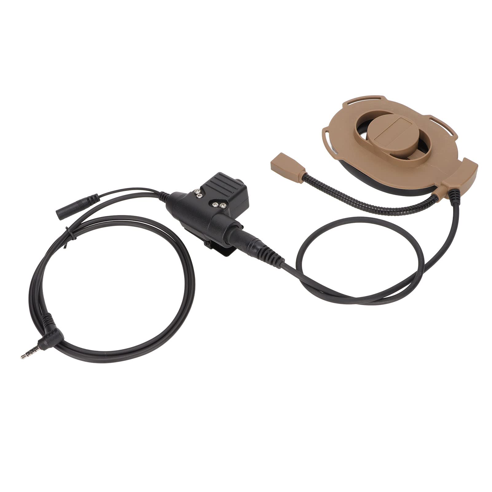 Jopwkuin Military Headset - Clear Sound, High Sensitivity Noise Cancelling 2-Way Radio Headphones HD01 for Hunting, Tactical Operations & Outdoor Adventures