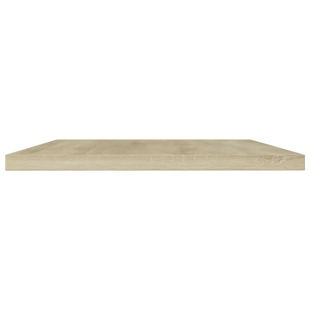 8-Piece Wall Storage Board Set - Sonoma Oak Bookshelf Boards 23.6