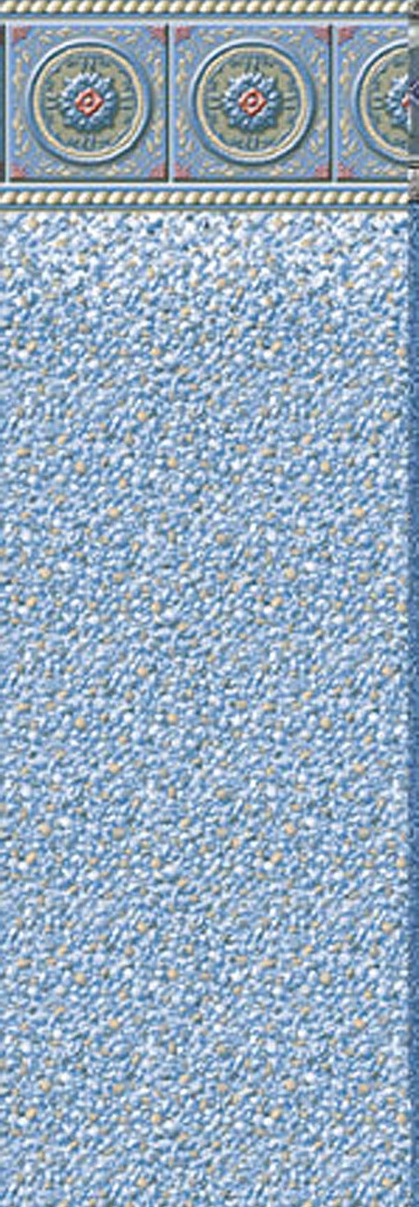 54 Monte Carlo Beaded Johnny Weissmuller Above Ground Swimming Pool Liner - Durable & UV Resistant for Backyard, Family, and Summer Fun