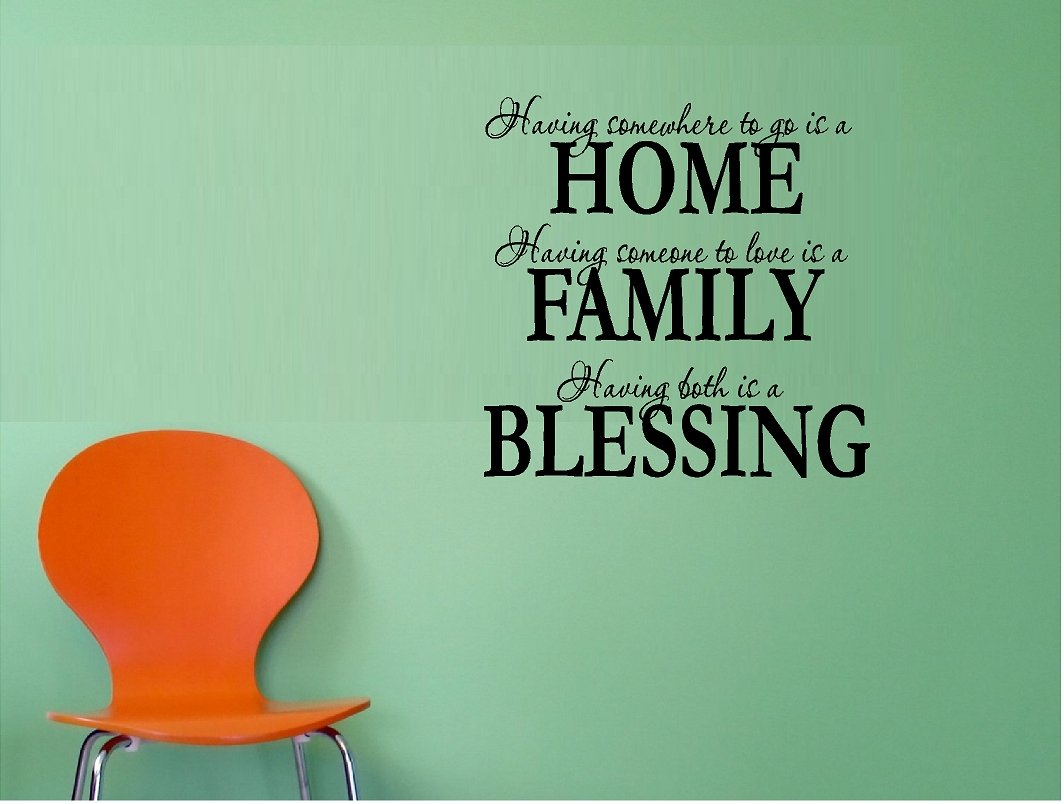 Vinyl Decal Home Decor - Inspirational Wall Sticker for Living Room, Bedroom & Office - Perfect for Home, Apartment & Workspace Decor