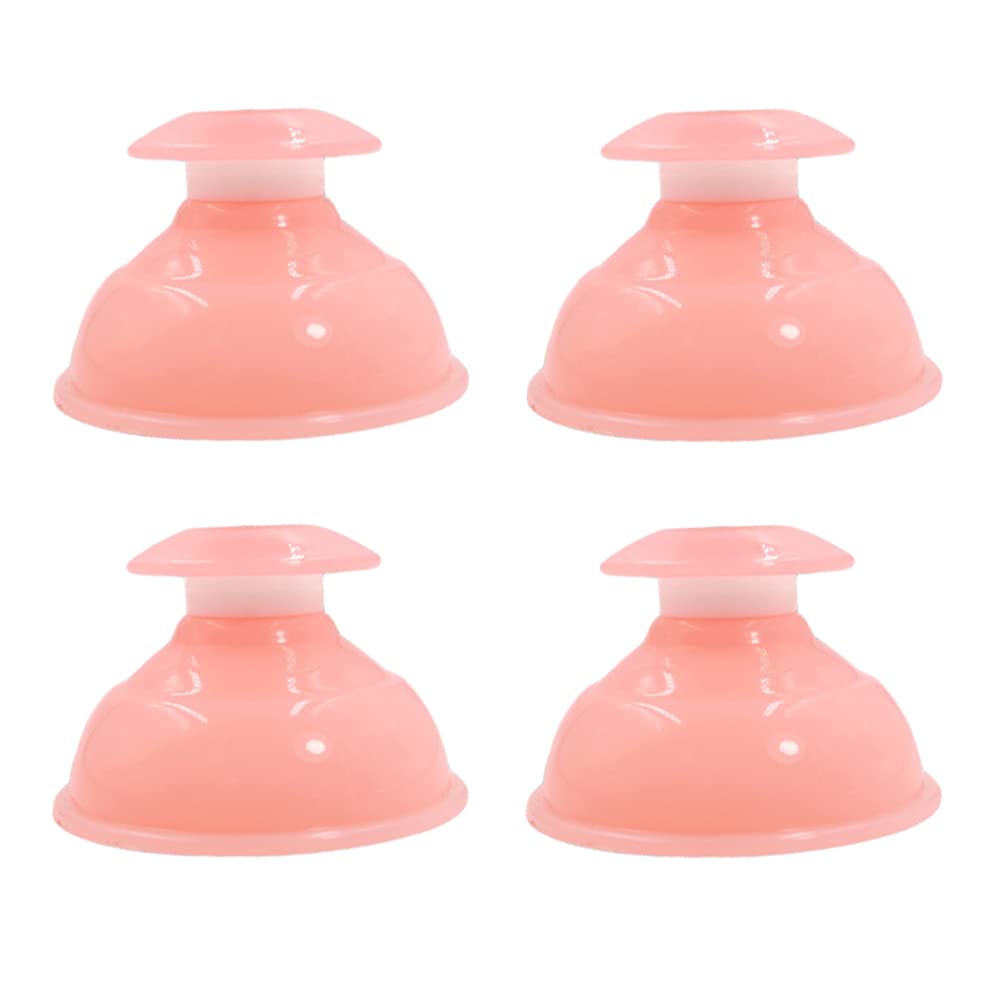 1 Set of 4pcs Silicone Cupping Therapy Cups - Vacuum Suction Massage Tools for Pain Relief, Cellulite Reduction & Beauty Care - Perfect for Home Spa, Muscle Relaxation & Detox Therapy
