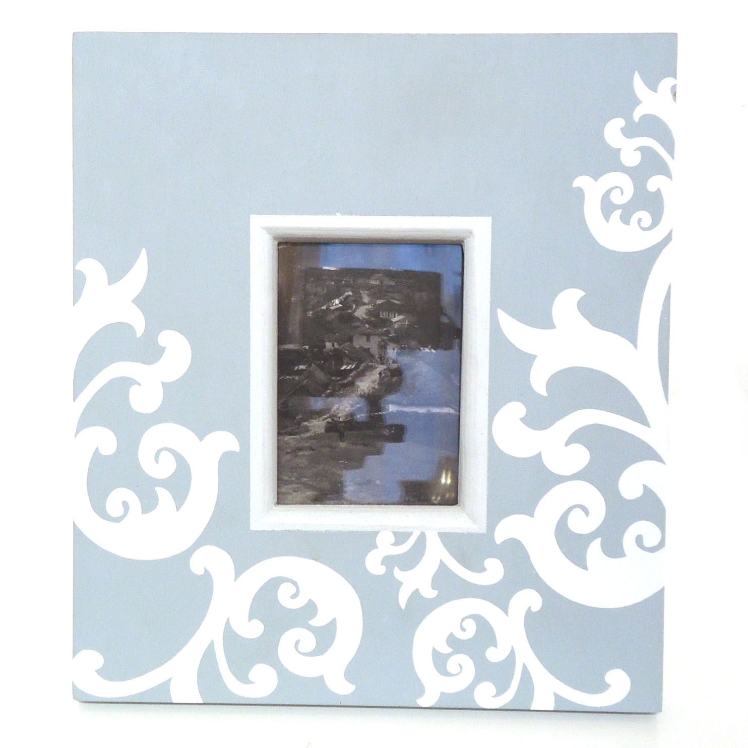 Handmade Painted Wood Picture Frame - 8x10 Inch Wall Decor for Photos, Artwork & Memories - Perfect for Home, Office & Gift Giving