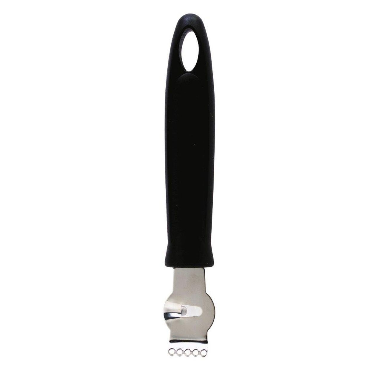 Premium Black Handle Stainless Steel Zester - Perfect for Grating Citrus, Cheese & Chocolate - Ideal for Baking, Cooking & Garnishing