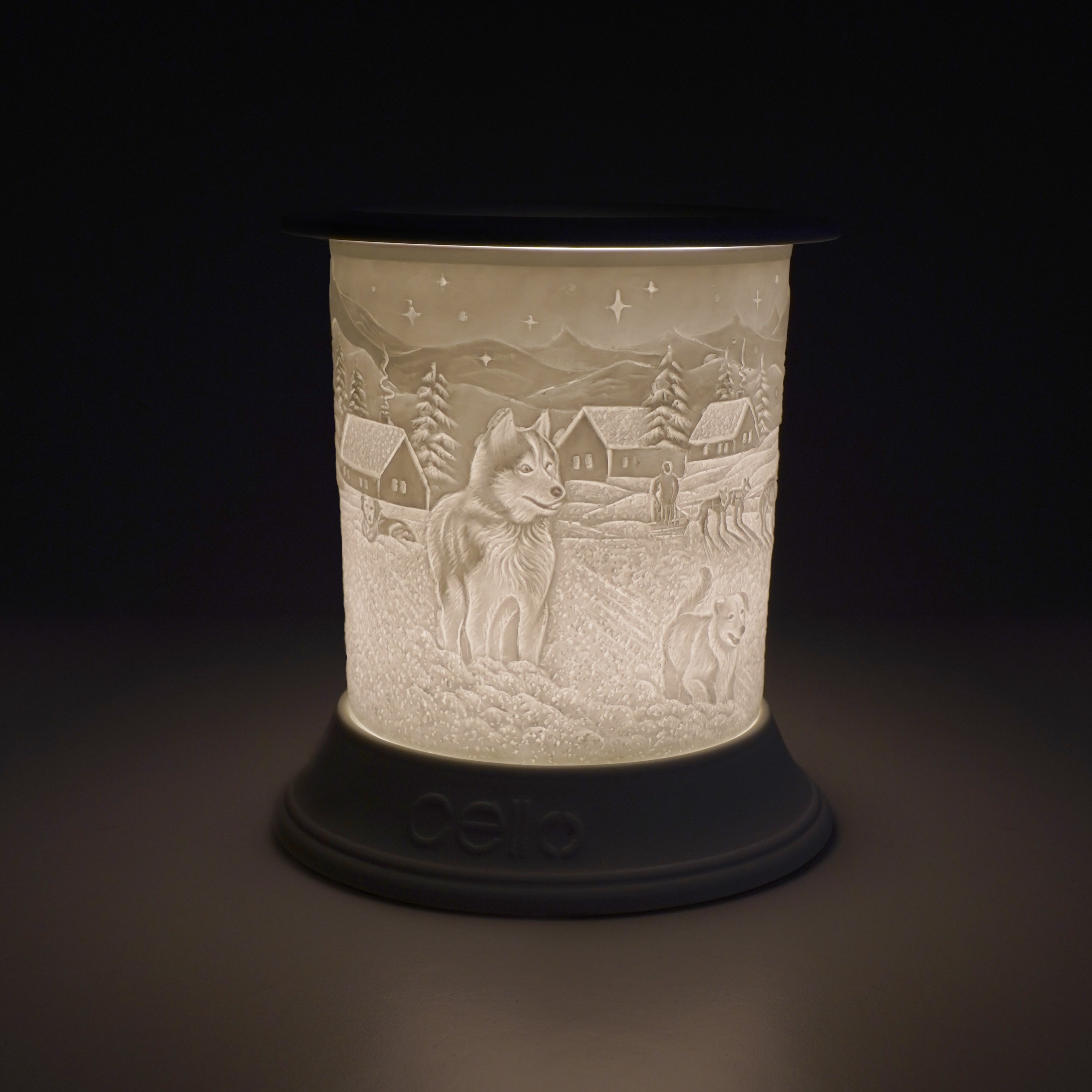 Electric Wax Warmer with Porcelain Cello Design - Perfect for Aromatherapy, Home Decor, and Winter Gifts - Ideal for Living Rooms, Bedrooms, and Offices