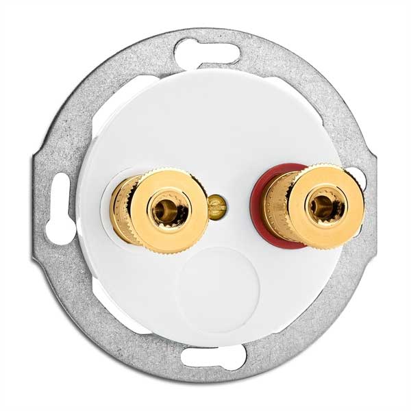 High-Quality Speaker Terminal Connector - Porcelain WBT for Enhanced Audio Performance in Home Theater & Hi-Fi Systems