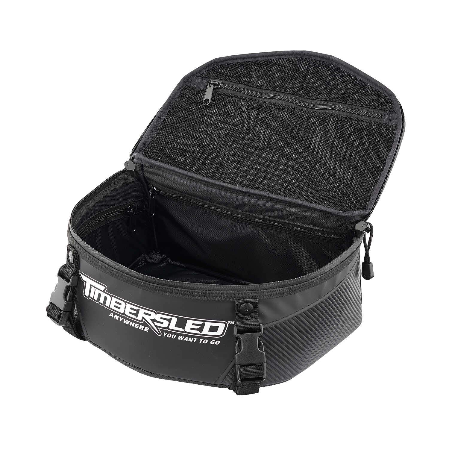 Polaris Timbersled Essentials Tunnel Bag - Waterproof Snowmobile Storage for Gear & Tools - Perfect for Winter Riding & Off-Road Adventures