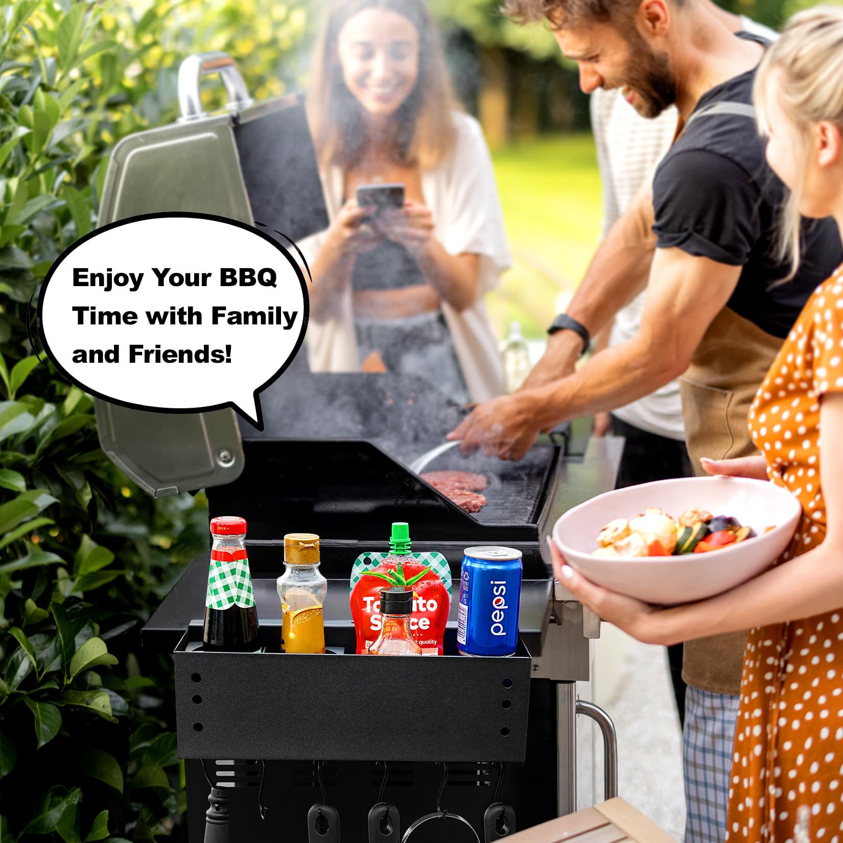 Upgraded GasSaf Griddle Caddy - Heavy Duty BBQ Grill Accessories for Blackstone 28