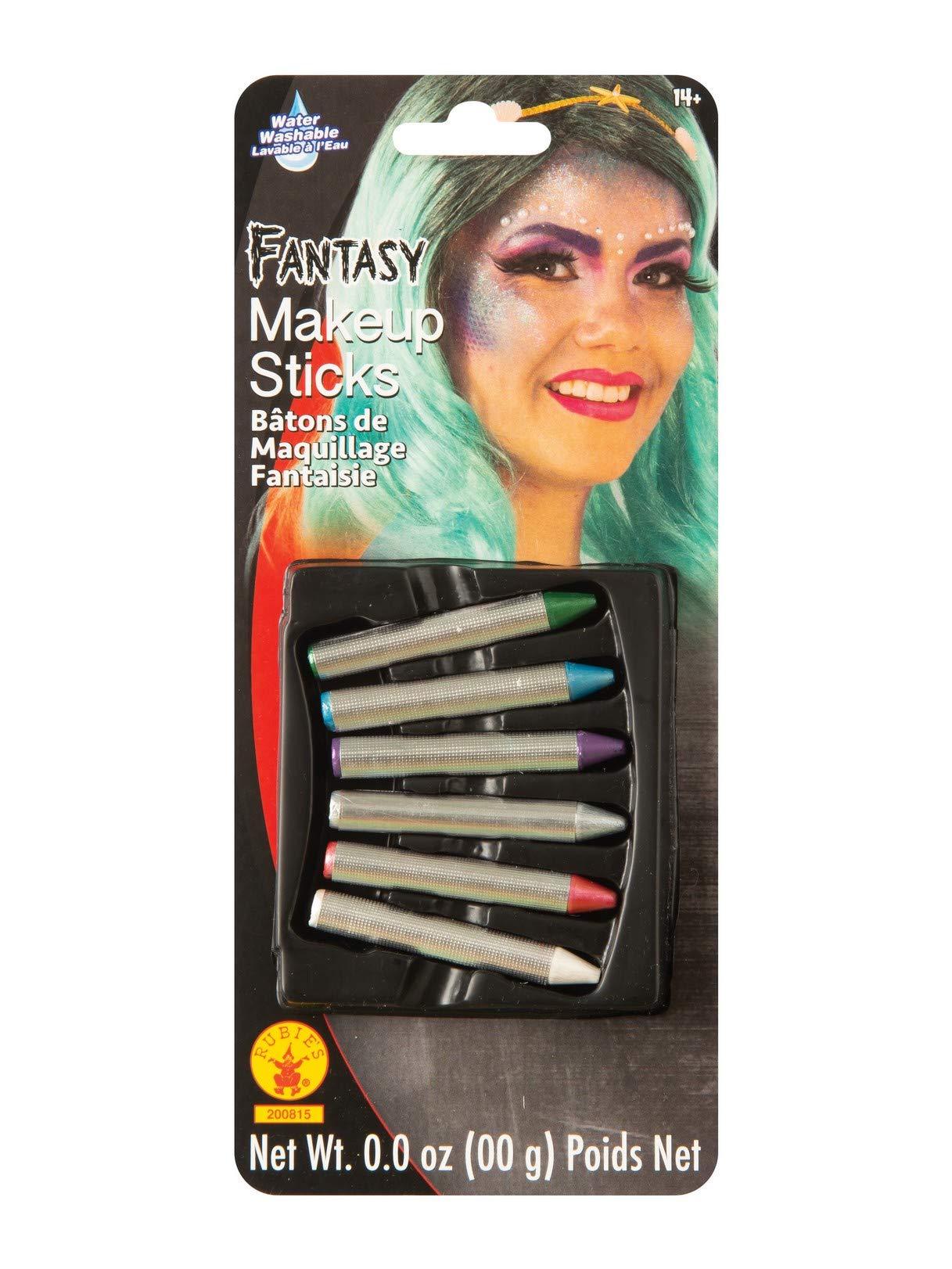 Rubie's Fantasy Makeup Color Sticks - Professional Face & Body Paint for Halloween, Cosplay & Costume Parties - Safe for Skin, Vibrant Colors, Easy Application