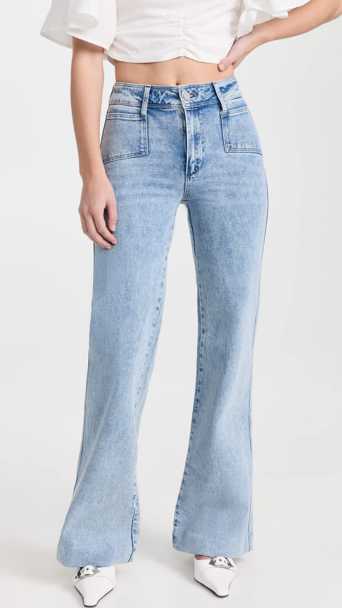 PAIGE Women's Leenah Alivia High-Rise Skinny Jeans - Stretch Denim Pants for Everyday Comfort | Perfect for Work, Casual Outings & Date Nights