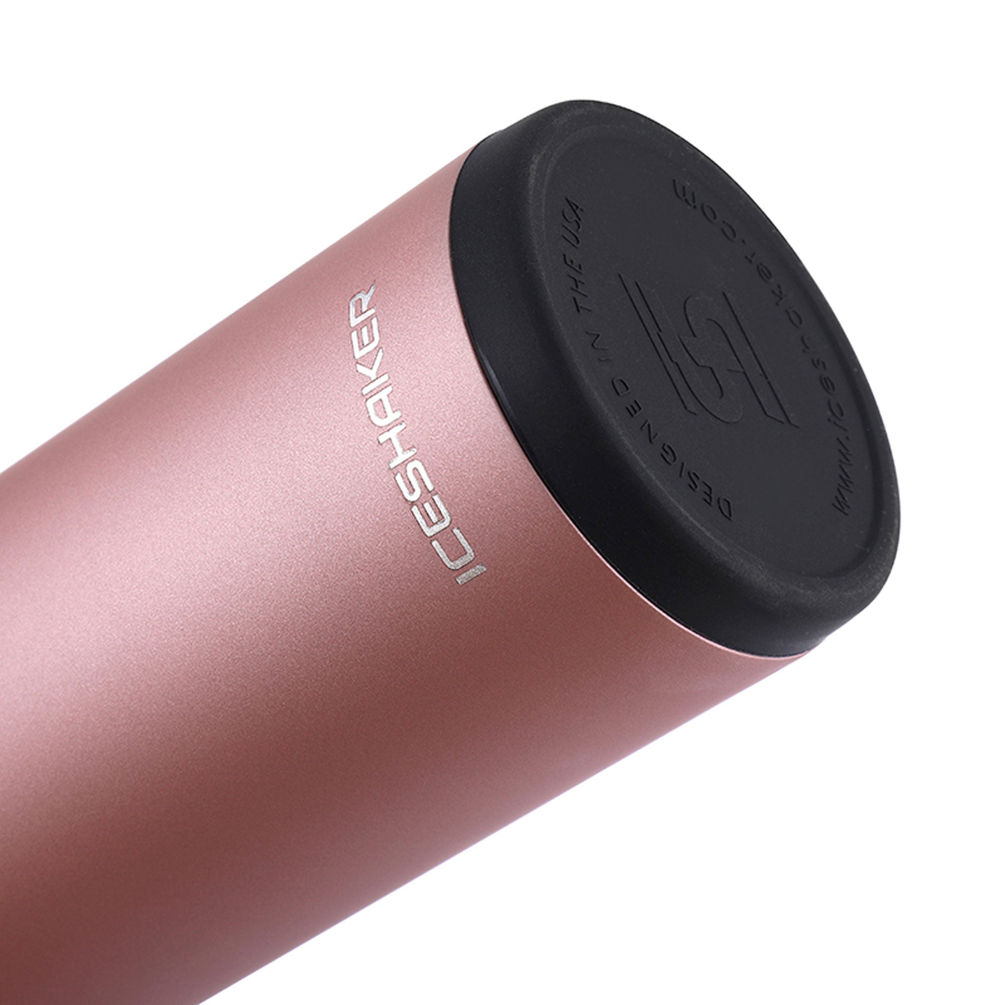 20oz Skinny Tumbler with Straw Lid - Rose Gold Stainless Steel Vacuum Insulated Cup for Hot & Cold Drinks - Perfect for Coffee, Iced Tea, Gym, Office & Travel