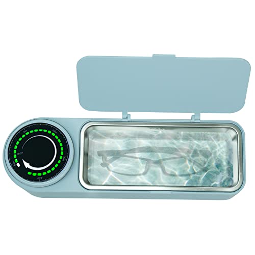 ONEZILI Ultrasonic Cleaner - Low Noise Portable Jewelry Cleaner with Timer for Watches, Eyeglasses, Rings, Coins & Retainers | Professional Ultrasonic Cleaning Machine for Home & Travel Use