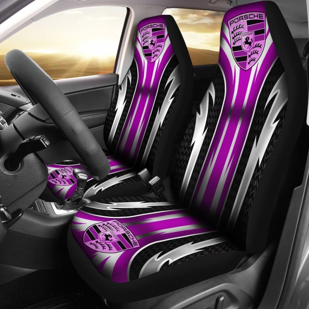 Premium 2-Piece Front Porsche Seat Covers in Pink (Part #144627) - Waterproof & Custom Fit for Porsche 911, Cayman, Boxster - Perfect for Car Enthusiasts & Daily Protection