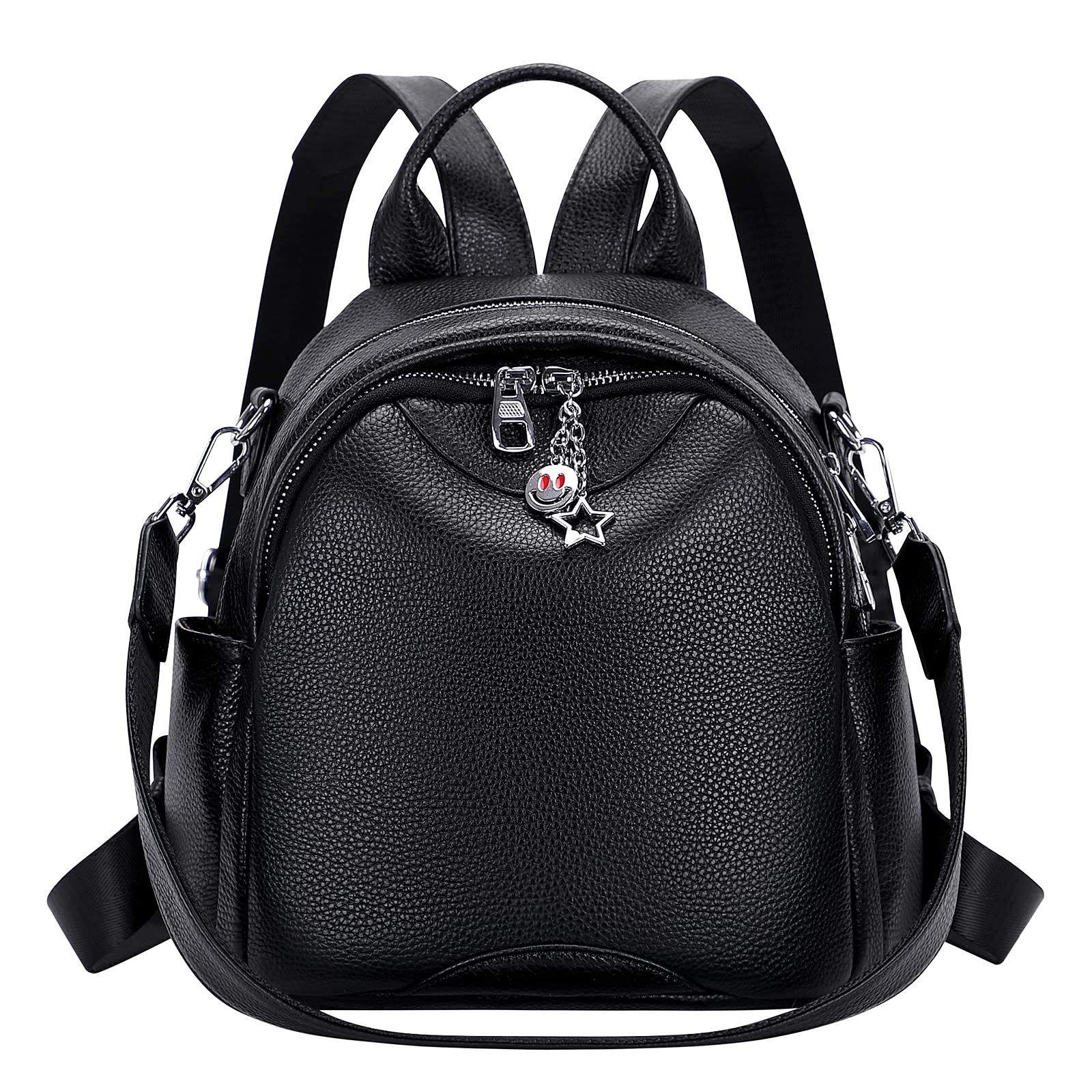 ALTOSY Soft Genuine Leather Backpack for Women - Small Convertible Backpack Purse Shoulder Bag - Stylish & Durable Ladies Handbag for Work, Travel & Everyday Use