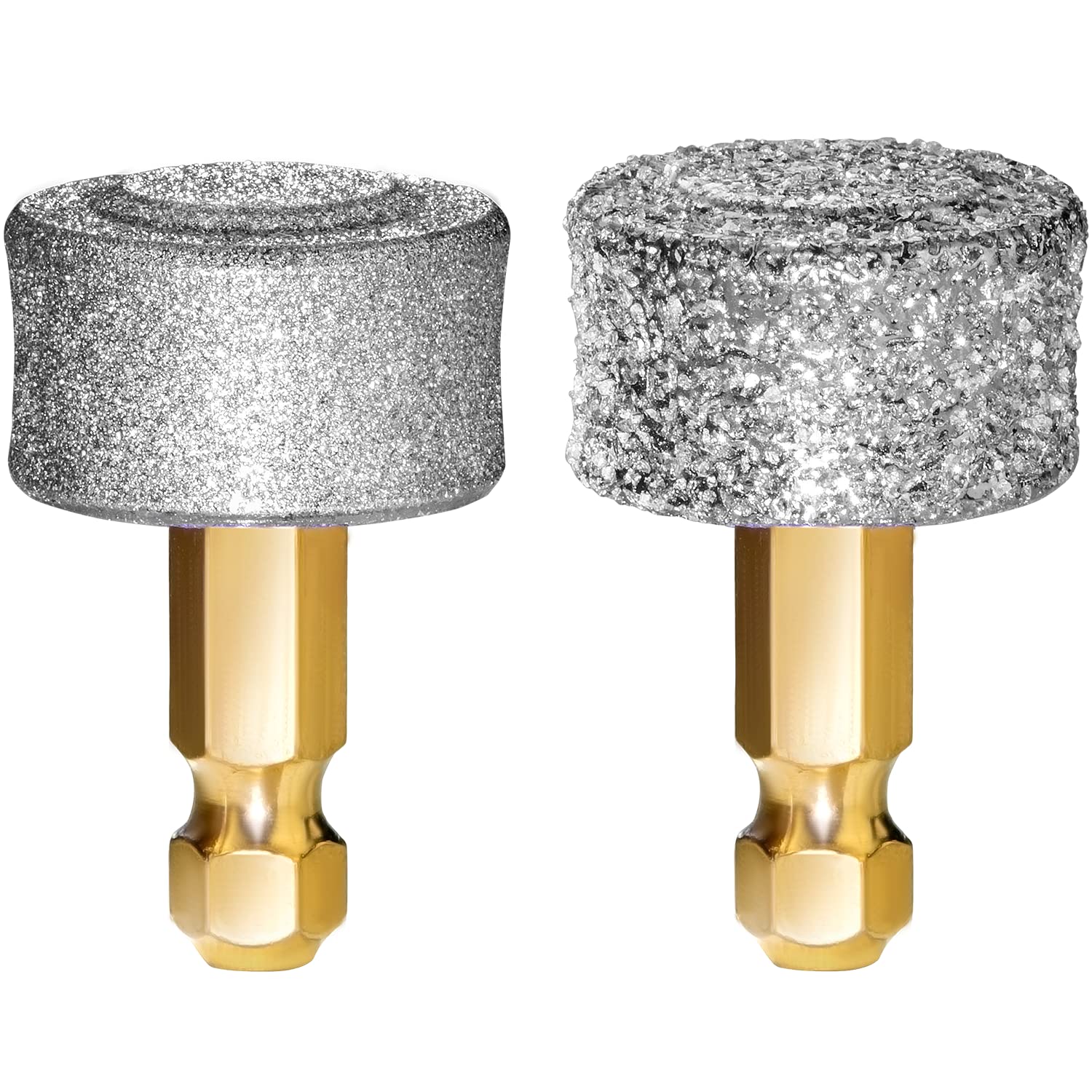 LuckyTail Dog Nail Grinder for Small & Large Dogs - Professional Pet Grooming Tool Kit with Diamond Tip Drill Bit & Hard/Soft Replacement Heads (2 Pack) - Safe & Gentle Nail Trimmer for Puppies & Adult Dogs - Perfect for Home Grooming & Vet Clinics