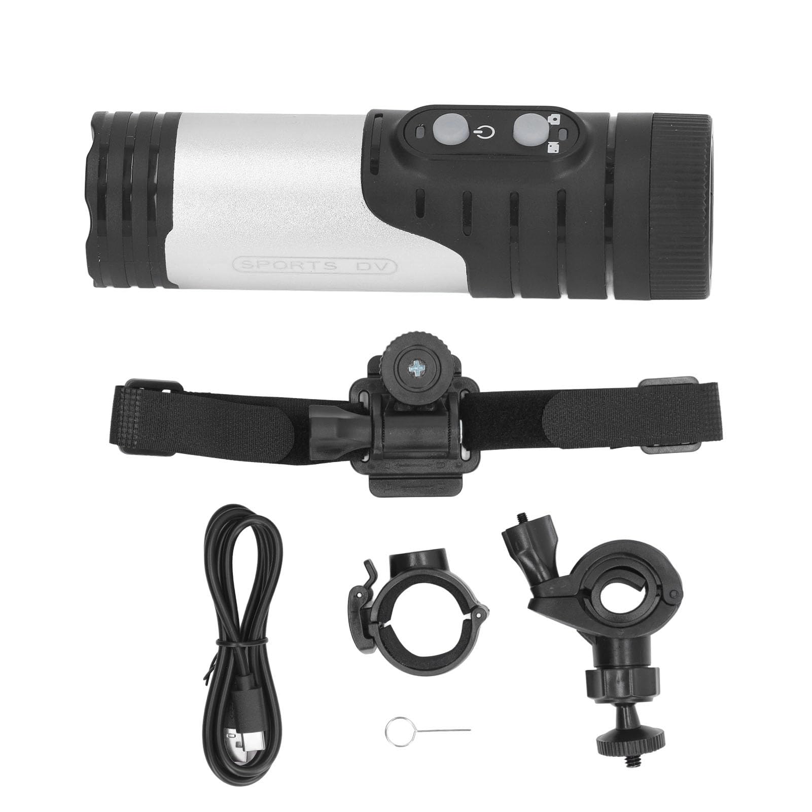 4K WiFi Action Camera with Anti-Shake & 120° Wide Angle - Waterproof Sports Camera for Biking, Riding, Outdoor Adventures (Silver) - Perfect for Vlogging, Travel & Extreme Sports